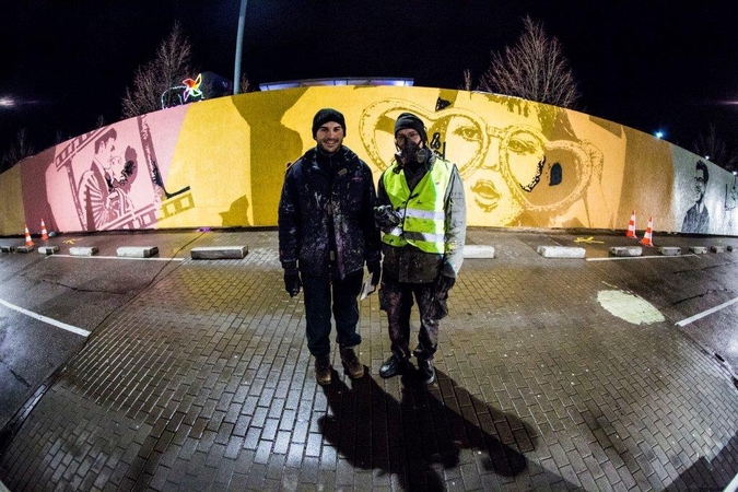 „Megą“ apjuos rekordinio dydžio piešinys