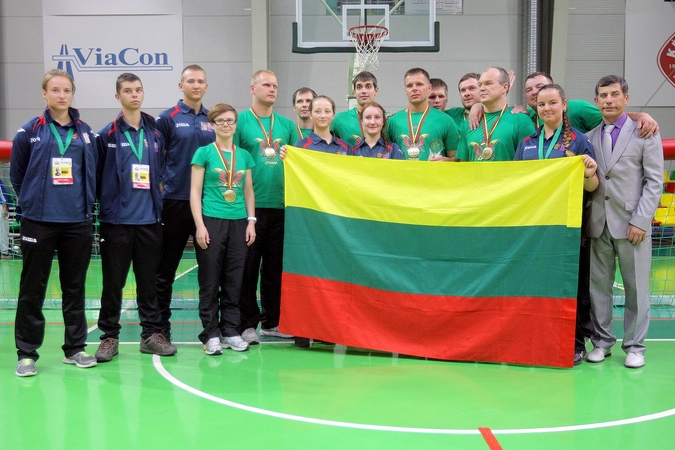 Lietuvos vyrų rinktinei – IBSA Europos golbolo čempionato bronza