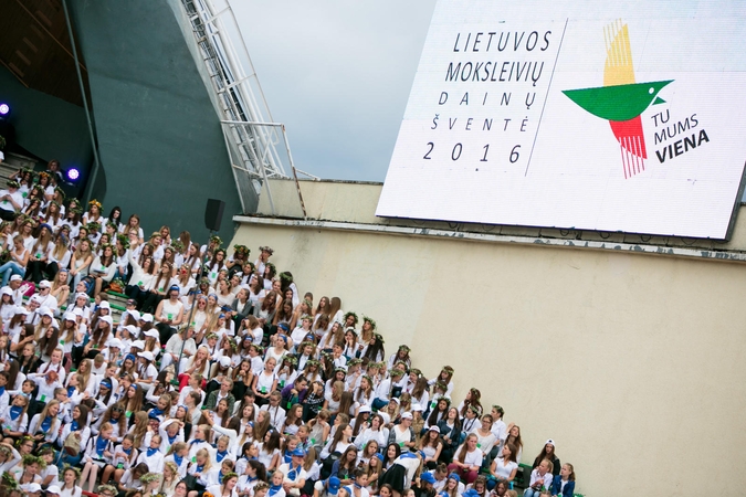 Sostinėje skambėjo vaikų dainos Lietuvai