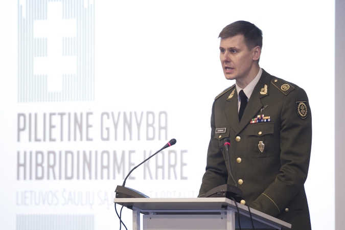 Šaulių sąjungos vadas pabrėžia pilietinio pasipriešinimo svarbą