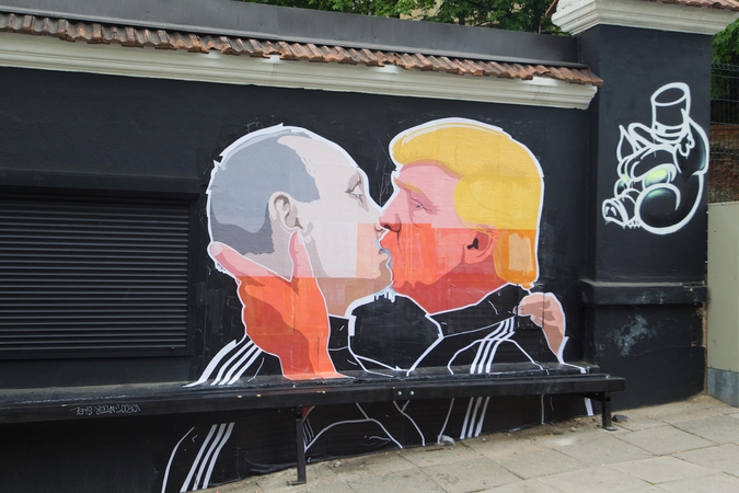 Skandalingas Vilniaus grafitis sulaukė pasaulinio dėmesio