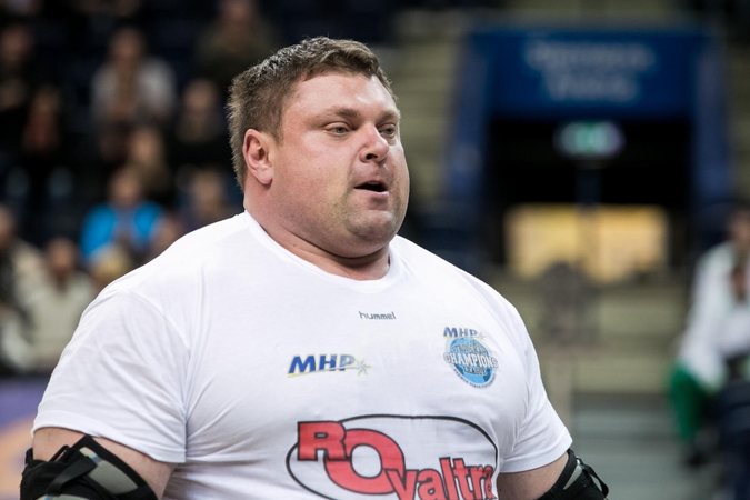 Pasaulio galiūnai susitiko Vilniuje: stipriausias - Ž. Savickas