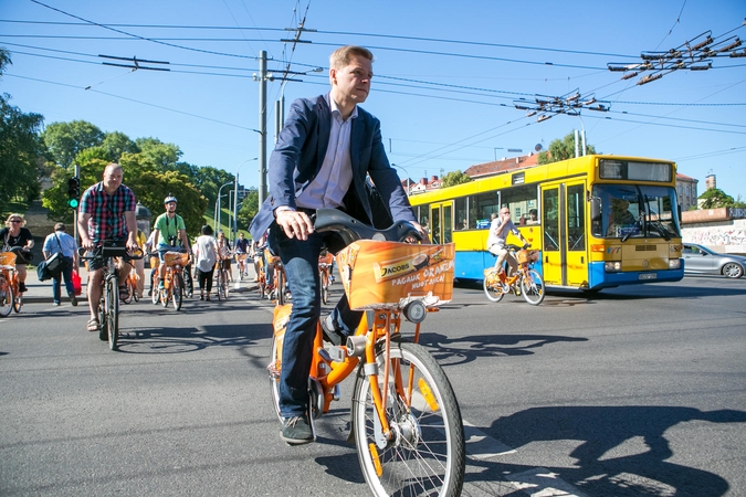R. Šimašius: klaidos dviračių takuose bus taisomos šiemet