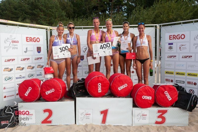 Lietuvos paplūdimio tinklininkės iškovojo sidabro medalius
