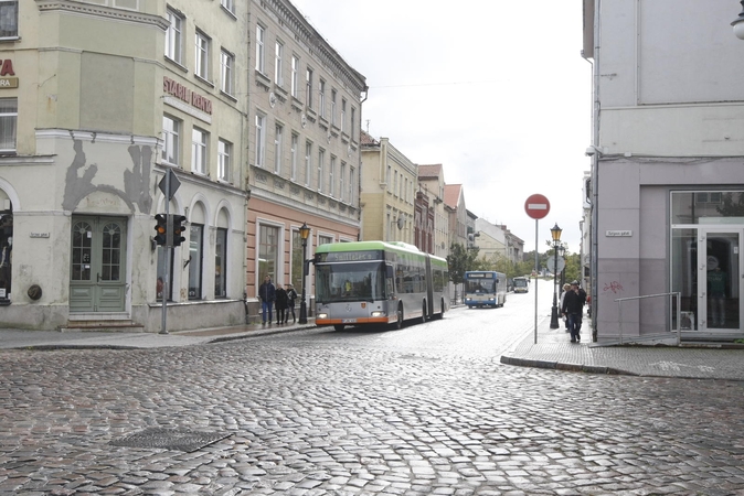 Policija: šviesoforo išjungimas Tiltų ir Turgaus gatvių sankryžoje pasiteisino