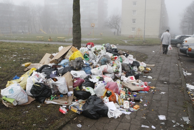 Už šiukšlių kalnus – baudos klaipėdiečiams