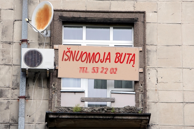 Būsto nuomotojams – simbolinis verslo liudijimo mokestis