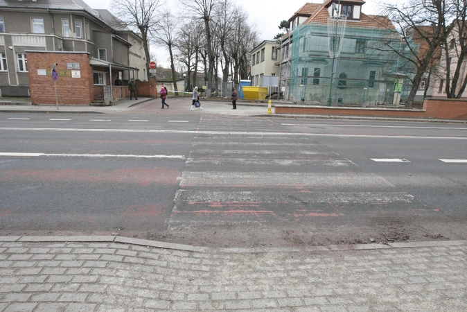 Rezultatas: Herkaus Manto gatvėje panaikinta pėsčiųjų perėja.