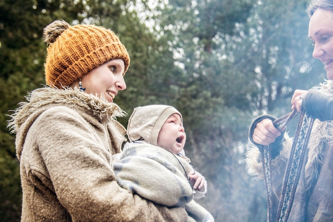 Netradicinė daugiavaikė mama: tegul eina, braido, patiria