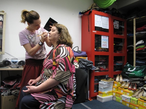 Aktorė L. Kalpokaitė: svarbiausia, kad filmuojantis netrintų batai