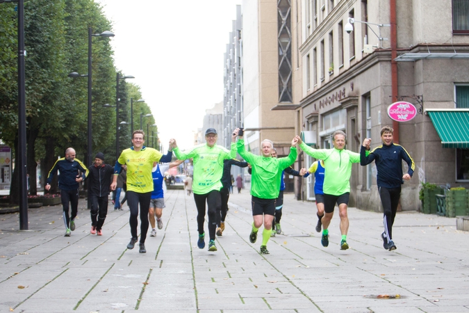 400 km nubėgę sportininkai stabtelėjo Kaune