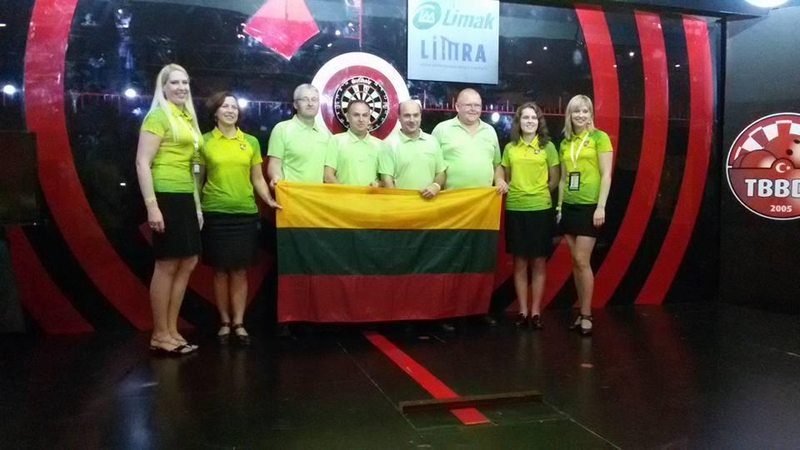 Lietuvos smiginio rinktinė startavo WDF Pasaulio taurėje