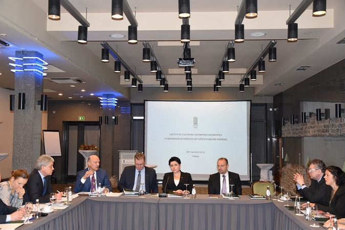 Paskirstė lėšas olimpinių komandinių sporto šakų asociacijoms ir federacijoms