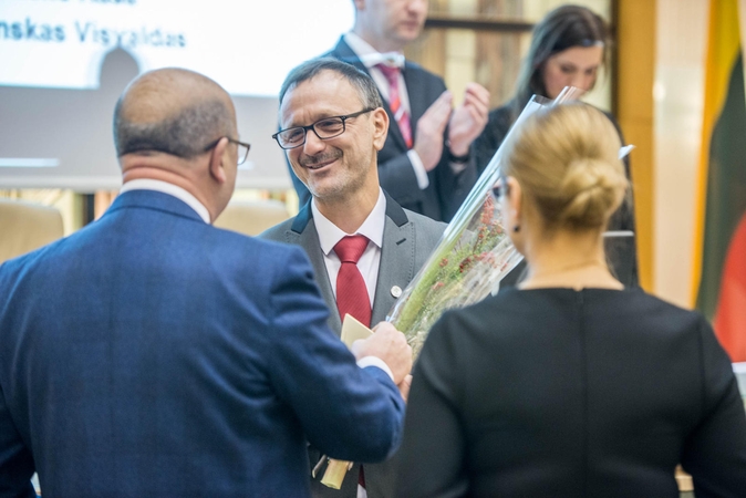 V. Matijošaičio palinkėjimas: ne tik dirbkite, bet ir džiazuokite