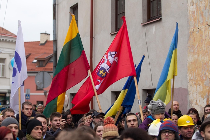 Užupio Respublikos Konstitucija šeštadienį prakalbo ukrainietiškai