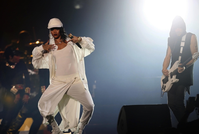 Rihannai neleista užeiti į Didžiąją mečetę