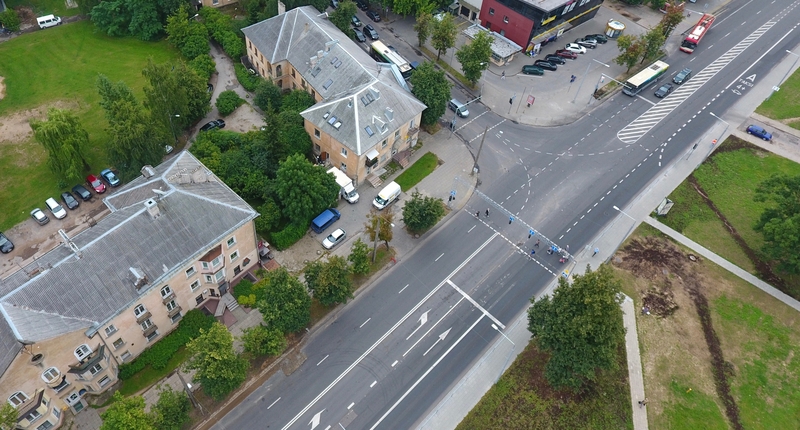 Rekonstruota Kalvarijų ir Apkasų gatvių sankryža – daug saugesnė