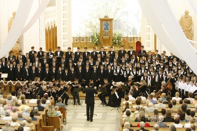 Lietuvos berniukų balsai skambėjo Klaipėdos bažnyčioje