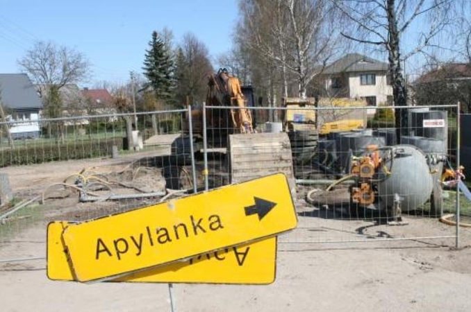 Nepatogumus keliančius darbus Pilaitėje baigs iki rugpūčio 20 d.