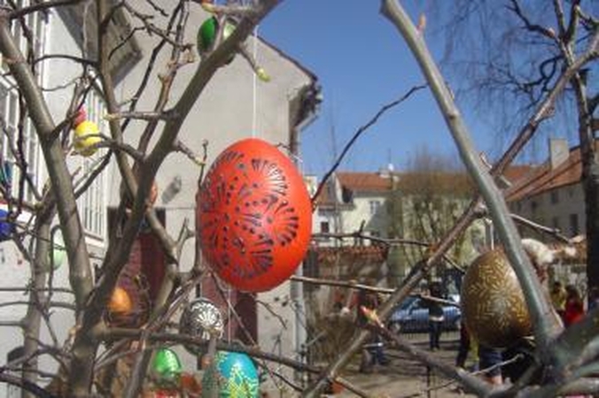 Atvelykis: kiaušinių ridenimui Klaipėdoje prireiks net kopėčių