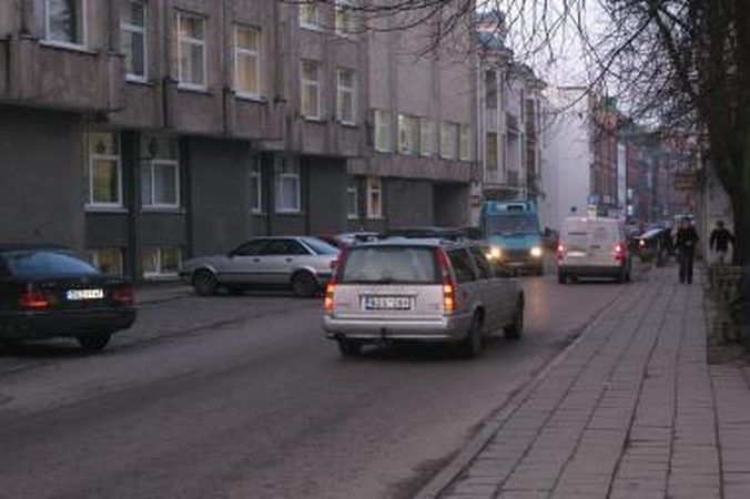 Eismas J.Gruodžio gatve trumpam tapo dvipusis (papildyta)