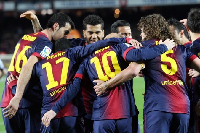 Ispanija: „Barcelona“ genijus L. Messi pasižymėjo 4 įvarčiais