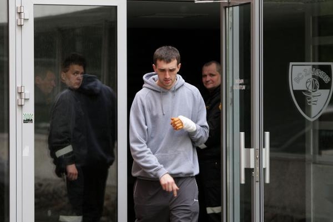 D.Maskoliūnas atleistas, „Žalgirio“ treniruotę saugojo apsaugininkai 
