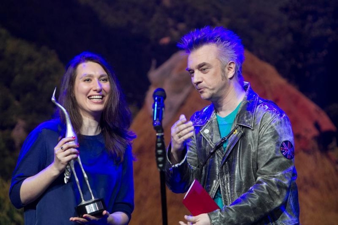 „Sidabrinės gervės“ apdovanojimuose triumfavo K. Buožytės „Aurora“