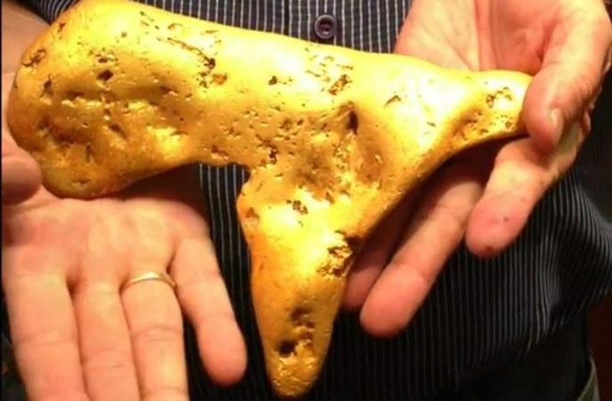 Tai bent lobis: australas rado net 5,5 kg svorio aukso grynuolį!