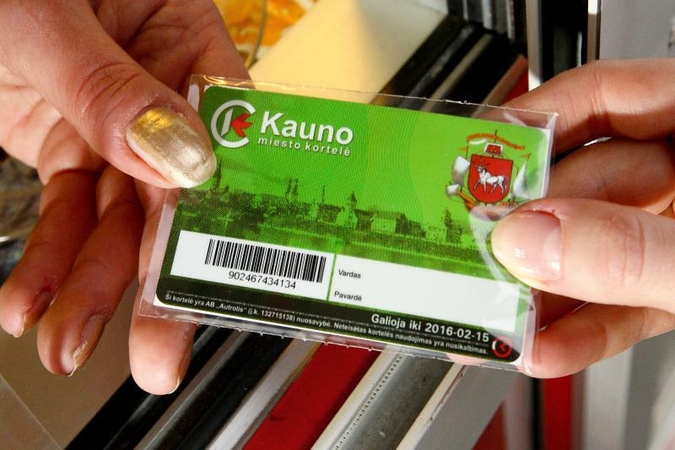 Viešojo transporto bilieto už 840 litų kauniečiai negraibsto