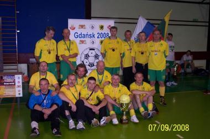 Lietuviai - Europos benamių futbolo čempionato vicečempionai