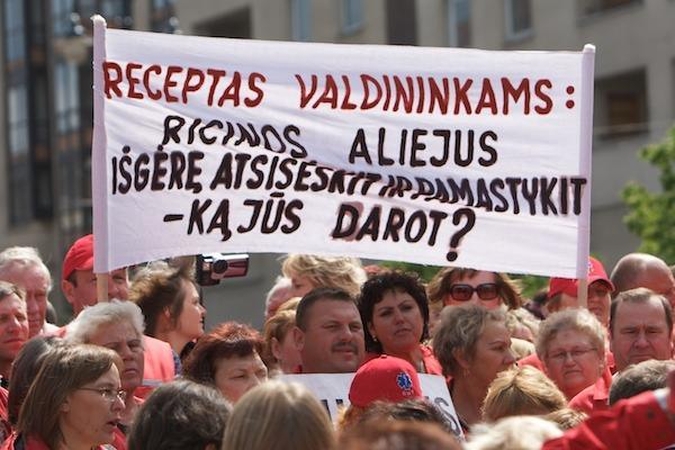 Medikai mitinge prašys prezidentės užtarimo dėl darbo valandų ir atostogų trukmės