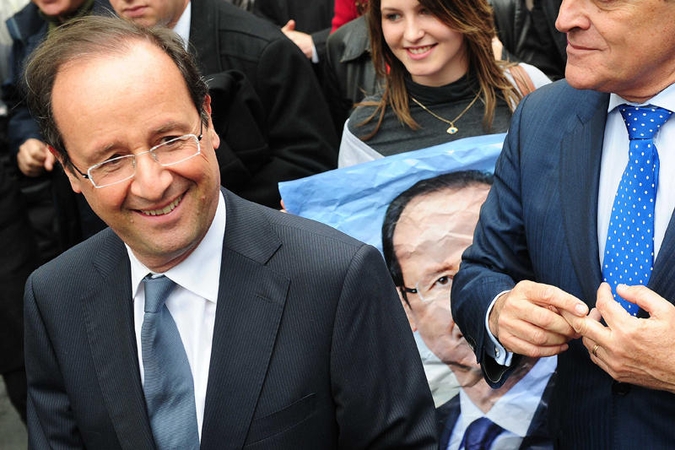 F.Hollande'o rinkimų kampaniją sukrėtė skandalas 