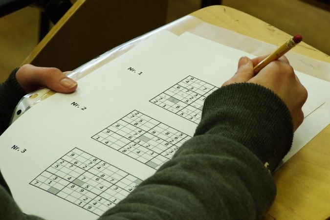 KU studentai lavino protą „Sudokiadoje“ 