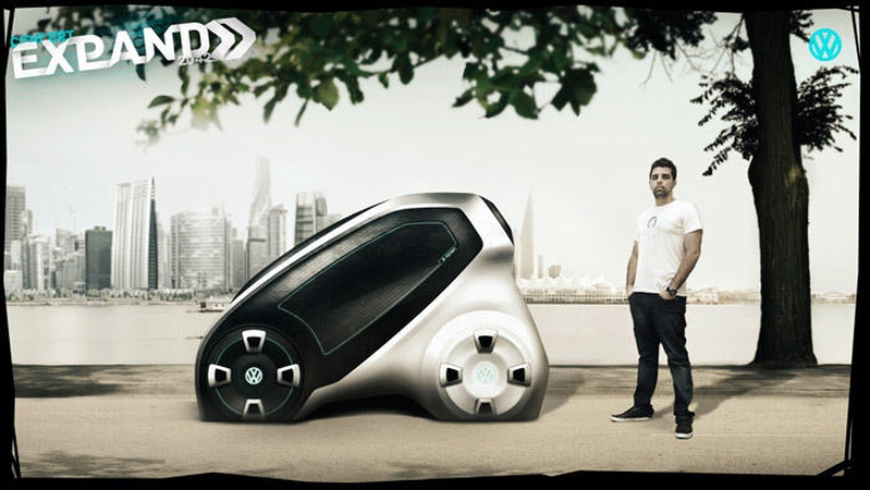 Į „Volkswagen Expand” tilps visi. Automobilis juk guminis
