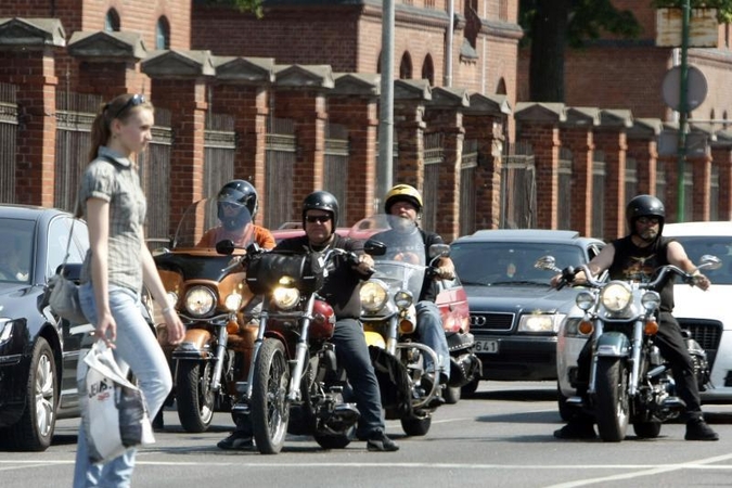 Baikeriai savo motociklų grožį demonstruos klaipėdiečiams 