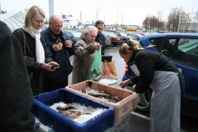 Žuvis tiesiai iš Baltijos jūros - ir ant kauniečių stalo (patikslintas prekybos laikas)