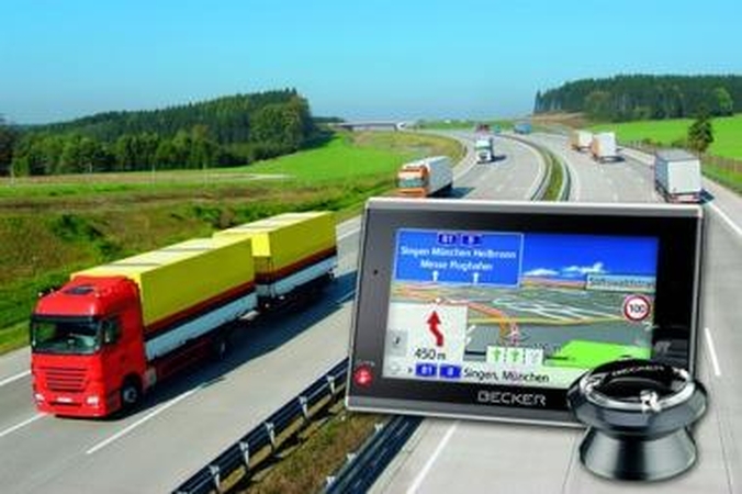 Specialios navigacijos sistemos apsaugos sunkvežimius nuo netikėtumų
