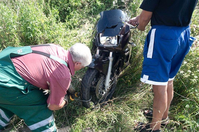 Keturratį vagys bandė paslėpti miške