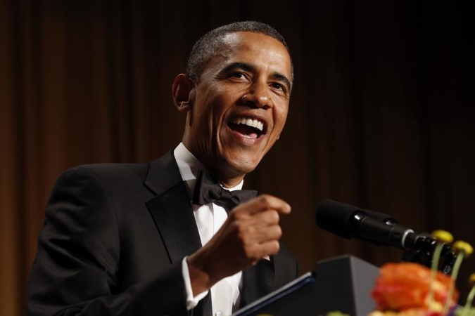 JAV prezidentas B. Obama susitiko su žurnalistais