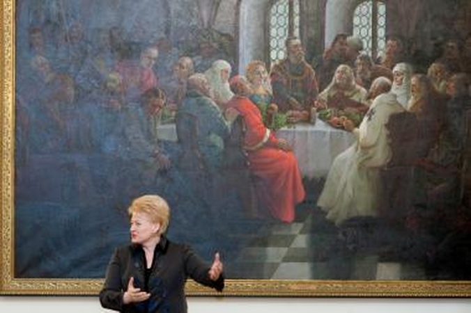 Prezidentė turizmą siūlo skatinti naudojant meną