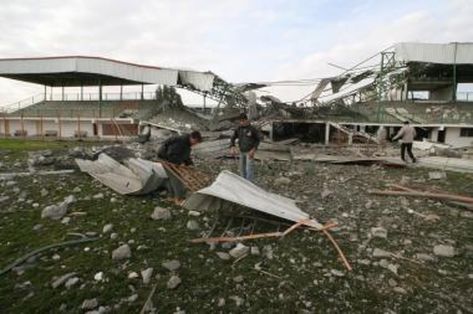 Izraelio bombos žudo Palestinos futbolininkus
