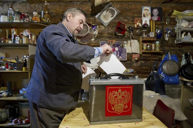 Rusijos prezidento rinkimuose dalyvavo 65,34 proc. rinkėjų