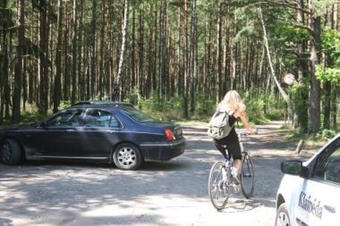 Policija perspėja vairuotojus dėl vagysčių pajūrio zonoje