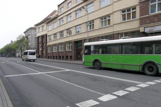 Herkaus Manto gatvėje vairuotojams liks tik viena eismo juosta