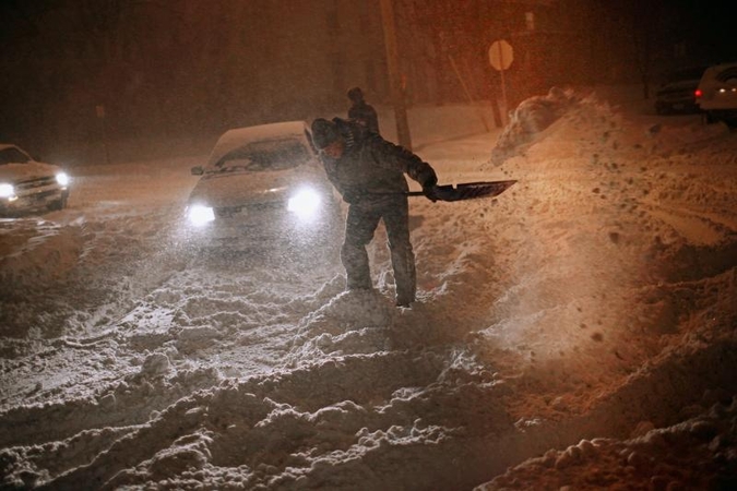 Dėl šalyje siaučiančios pūgos eismo sąlygos išlieka labai sudėtingos 