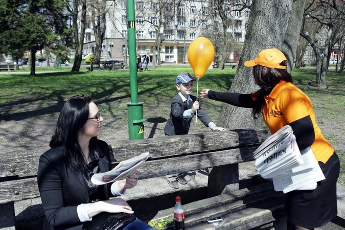 Spaudos dienos atgavimo proga pasveikinti klaipėdiečiai
