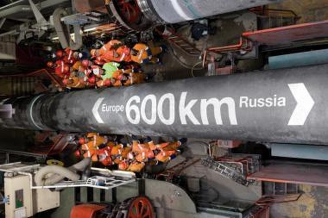 „Nord Stream“ tiesimas įpusėjo 