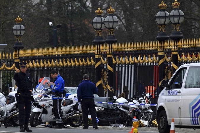 Belgijoje savižudis vairuotojas sužalojo aštuonis policininkus