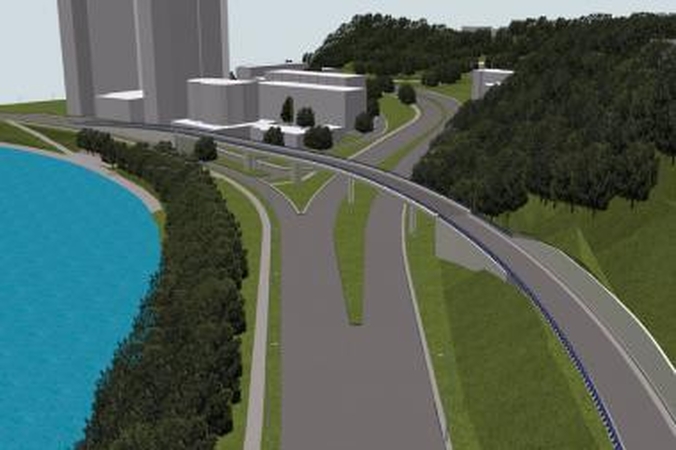 Geležinio Vilko ir A.Goštauto gatvėse iškils dar viena estakada 